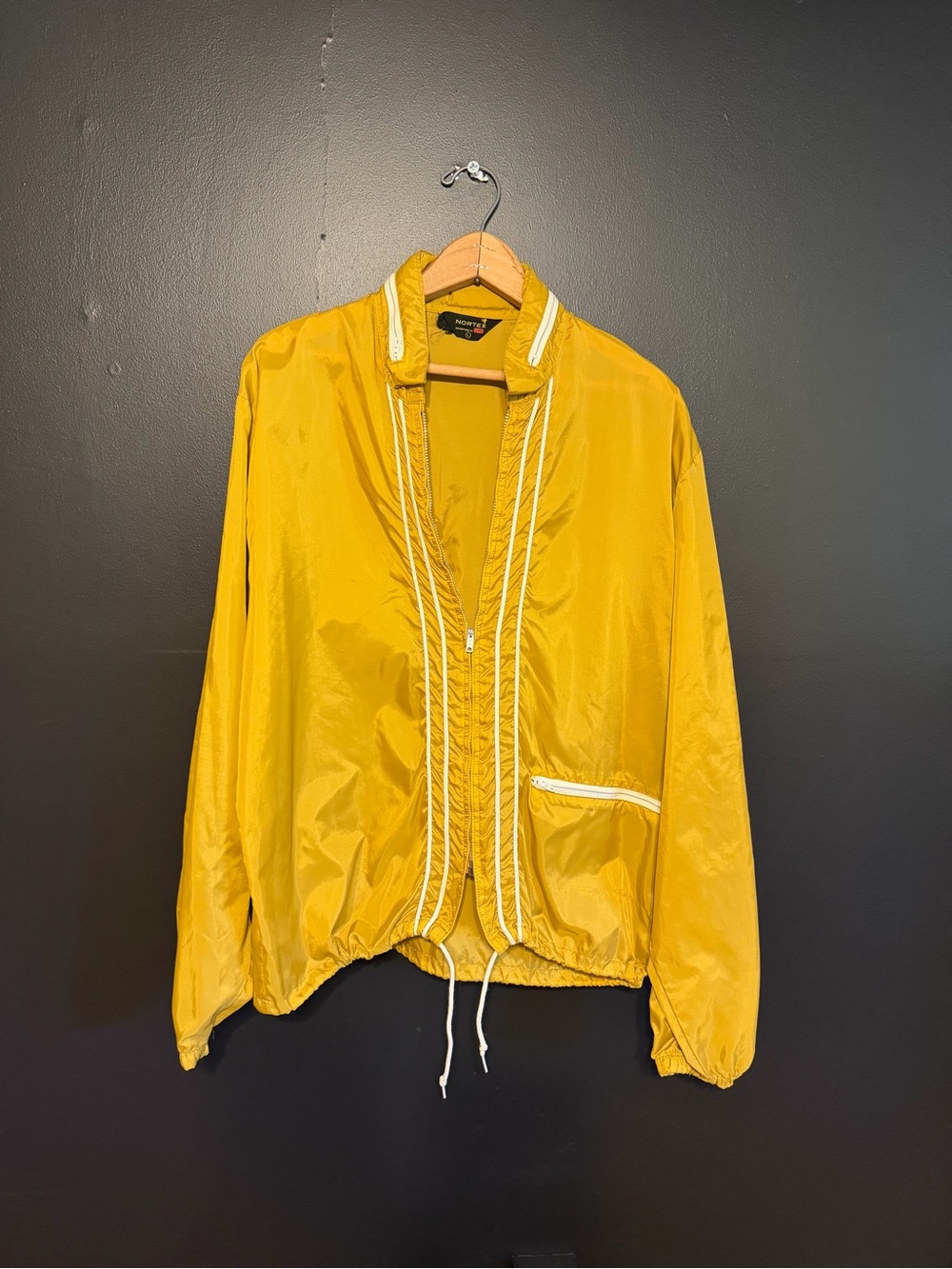 Vintage Nortex Chartreuse Gold Sportswear Windbreaker